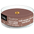 WoodWick Stone Washed Suede - Scented Candle with Wooden Wick Petite 31 g