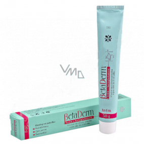 BetaDerm cream with betaglucan for dry, irritated, sore skin 50 g