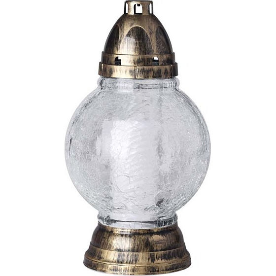 Bolsius Glass lamp Cracked ball 28 cm 52 hours 130 g