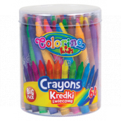 Colorino Crayons 64 Colors Bucket