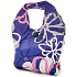 Nekupto Folding shopping bag Purple with flowers 33 x 39 cm