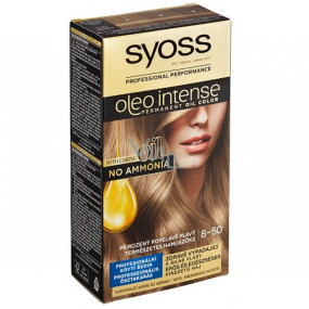 Syoss Oleo Intense Color hair color without ammonia 8-50 Natural ashy fawn