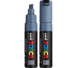 Posca Universal acrylic marker with wide, cut tip 8 mm slate grey PC-8K