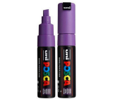 Posca Universal acrylic marker with wide, cut tip 8 mm Purple PC-8K