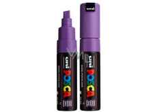 Posca Universal acrylic marker with wide, cut tip 8 mm Purple PC-8K