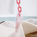 Baby Farlin Pacifier Clip Pacifier Chain Mouse Pink for babies 0+ months