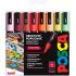 Posca Universal acrylic marker set 1,8 - 2,5 mm Summer mix of warm tones 8 pieces PC-5M