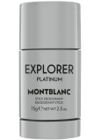 Montblanc Explorer Platinum deodorant stick for men 75 g