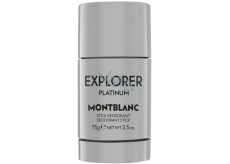 Montblanc Explorer Platinum deodorant stick for men 75 g