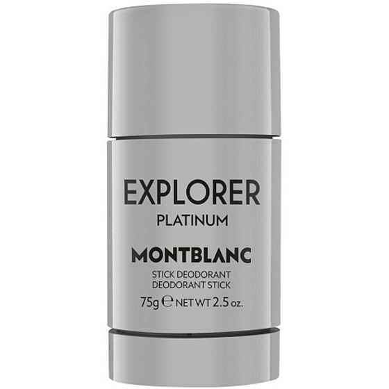 Montblanc Explorer Platinum deodorant stick for men 75 g