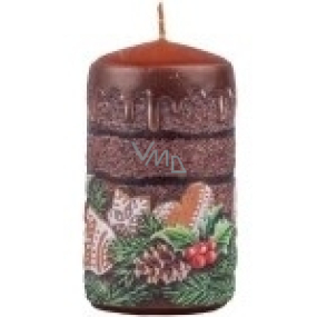 Candles Gingerbread scented candle cylinder 60 x 110 mm