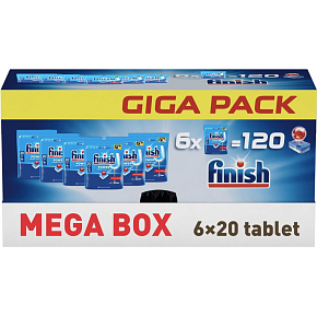 Finish Dishwasher Tablets GIGAPACK, 120 pcs