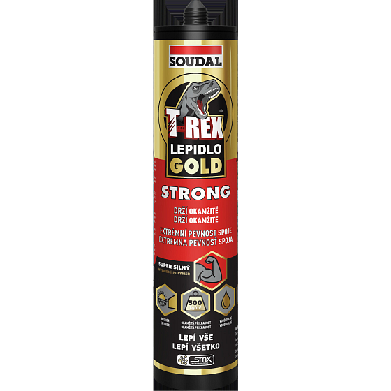 Soudal T-Rex Gold Strong mounting adhesive, 290 ml