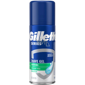 Gillette Series 3x Action Sensitive Shaving Gel for Men 75 ml