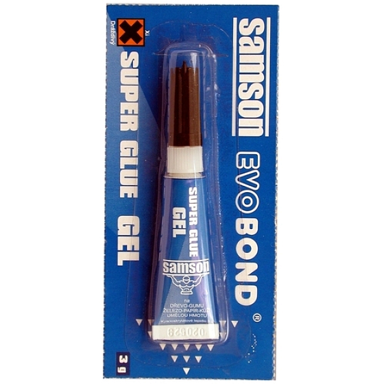 Samson Super Glue gel instant adhesive blue 3 g