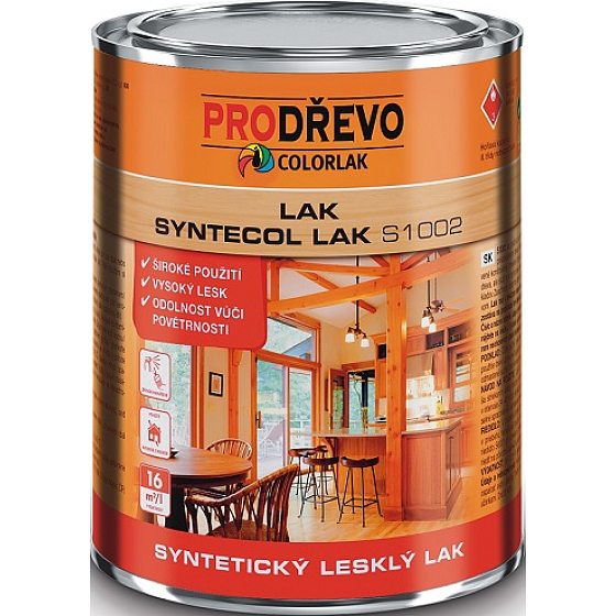 Colorlak Syntecol Lacquer S1002 Synthetic Glossy Lacquer 0.35 l
