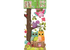 Room Decor Wall Stickers tree two owls 70 x 33 cm 1 arch