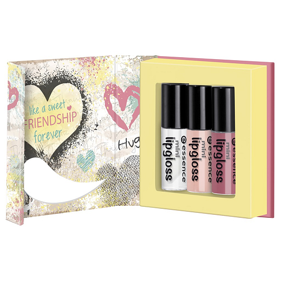 Essence Mini Lipgloss mini set of lip glosses 07 You & Me = BFF 3x2 ml, cosmetic set