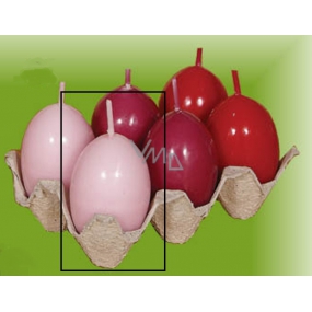 Lima Egg with scent candle pink 40 x 60 mm 1 piece