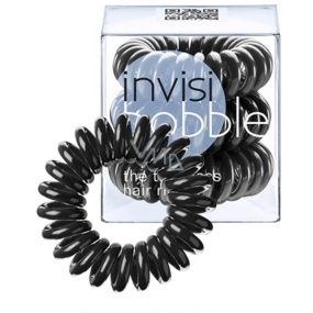 Invisibobble True Black Hair band black spiral 3 pieces