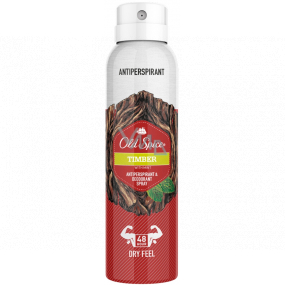 Old Spice Timber with Mint antiperspirant deodorant spray for men 150 ml