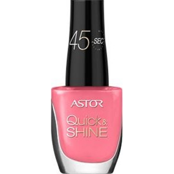 Astor Quick & Shine Nail Polish nail polish 612 Package It Pink 8 ml
