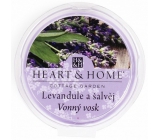 Heart & Home Lavender and sage Soy natural fragrant wax 27 g