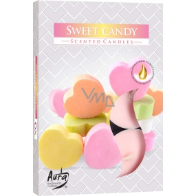 Bispol Aura Sweet Candy - Candies fragrant tealights 6 pieces