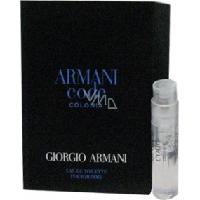 Giorgio Armani Code Colonia eau de toilette for men 1.2 ml with spray, vial