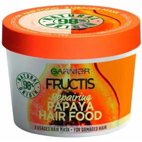 Garnier Fructis Papaya Hair Food Regenerating Mask For Damaged Hair 390 ml