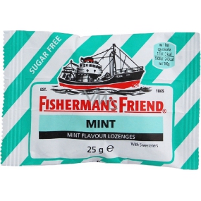 Fishermans Friend Mint candies dia, cold, cough green 25 g