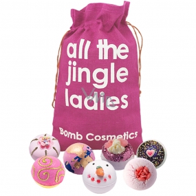 Bomb Cosmetics Modern Princess - All the Jingle Ladies mix ballistics 7 x 160 g, cosmetic set