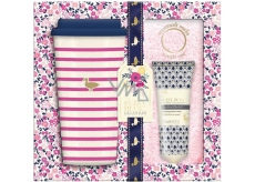 Baylis & Harding Forest bell and Flower meadow travel mug + super soft pink socks + foot milk 50 ml, gift set