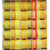 Ditipo Fabric Ribbon with Wire Yellow Orange, Stripe 3 m x 25 mm