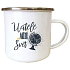 Bohemia Gifts Enamel Mug with Print Teachers Change the World Diameter 8 cm