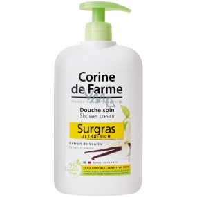 Corine de Farme Surgras Ultra-Rich Vanilla Creamy Shower Gel for Sensitive Skin Dispenser 750 ml