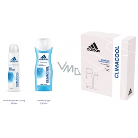 Adidas Climacool antiperspirant deodorant spray for women 150 ml + shower gel 250 ml, cosmetic set