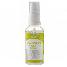 Lavosept Lemon skin disinfection gel for professional use more than 75% alcohol 50 ml spray