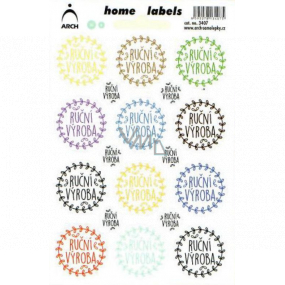 Arch Home Labels Home Labels stickers Handmade colored 12 x 18 cm