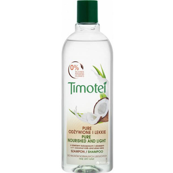 Timotei Moisturizing and lightness shampoo for normal to slightly dry hair 400 ml