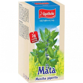 Apotheke Peppermint tea supports digestion and contributes to pleasant relaxation 20 x 1.5 g