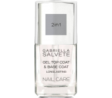 Gabriella Salvete Nail Care Gel 2in1 Top and Base Coat gel top coat for nails 11 ml