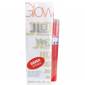 Jennifer Lopez Glow By JLo Eau de Toilette for women 30 ml + Revlon Ultra HD Gel Lipcolor Lipstick 725 Sunset 1,7 g, gift set for women