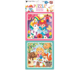 Baby Genius Puzzle Princesses 15 x 15 cm, 16 and 20 pieces, 2 pictures