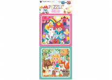Baby Genius Puzzle Princesses 15 x 15 cm, 16 and 20 pieces, 2 pictures