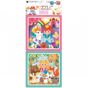 Baby Genius Puzzle Princesses 15 x 15 cm, 16 and 20 pieces, 2 pictures