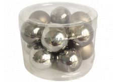 Flask glass gray 2.5 cm 12 pieces