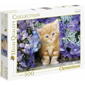 Clementoni Puzzle Cat in Flowers 1000 pieces, recommended age 9+