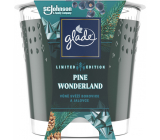 Glade Pine Wonderland pine and juniper scented candle in glass, burning time up to 38 hours 129 g