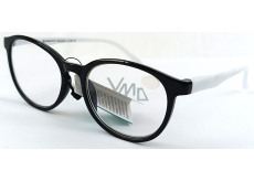 Berkeley Reading dioptric glasses +1.5 plastic black white sides 1 piece MC2253